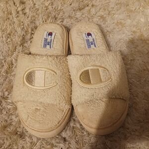 Champion Women Fur Sleep Open Toe Sandals